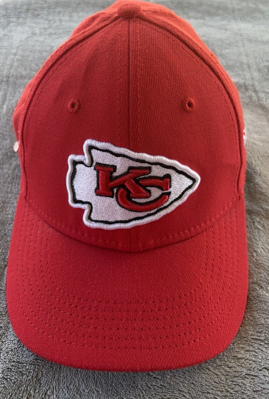 Kansas City Chiefs Hat Cap Strap Back Boys One Size Red NFL Football New Era